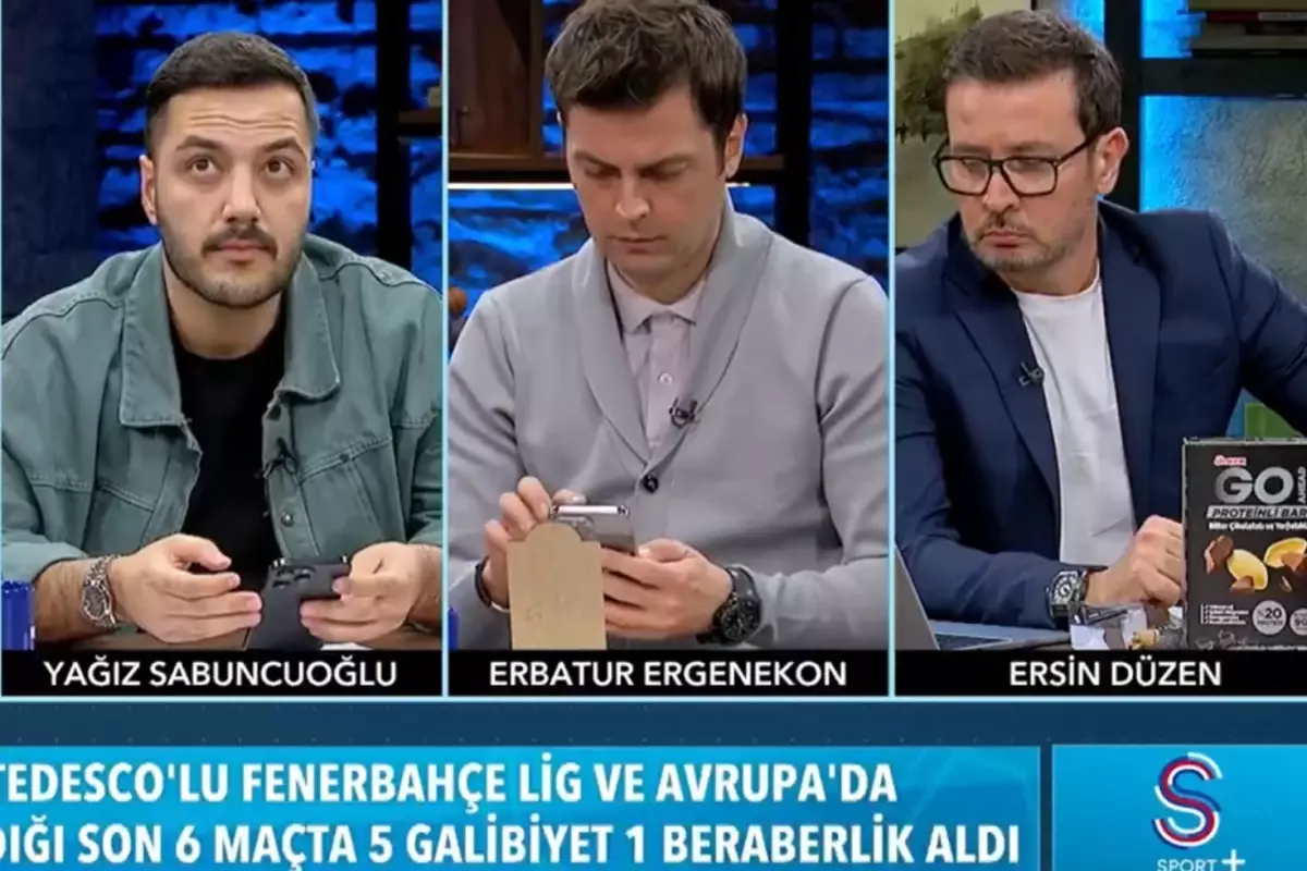 Spor yorumcuları, Balıkesir'deki depreme canlı yayında yakalandı